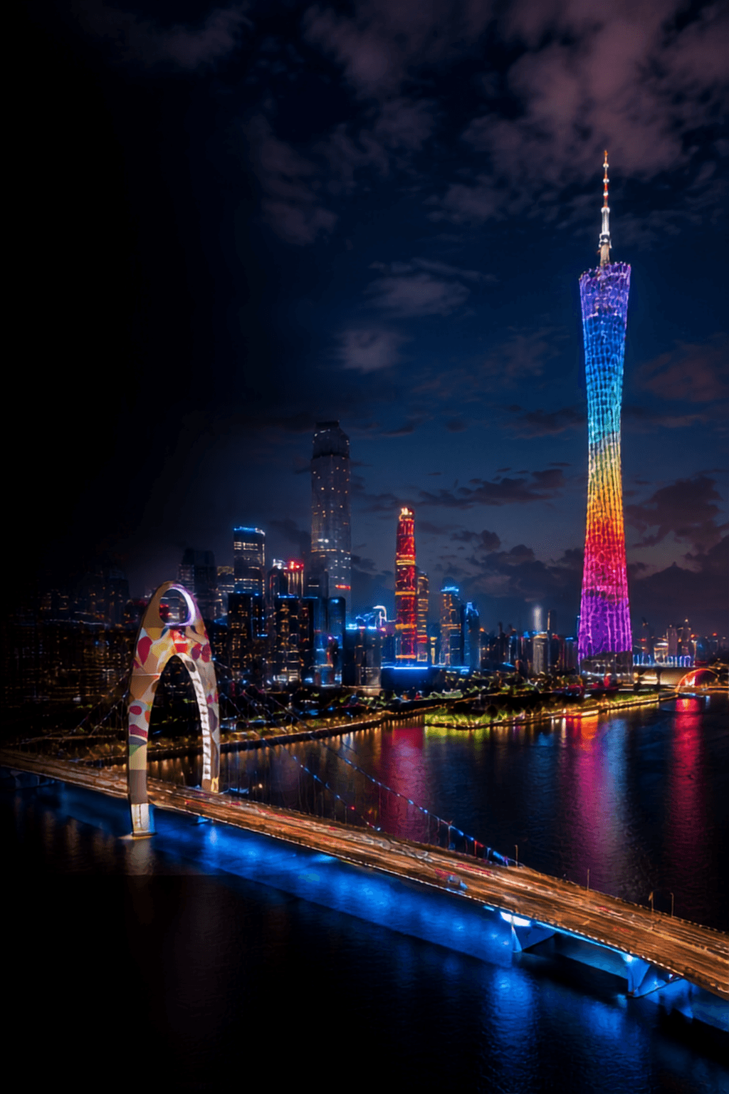 Guangzhou skyline mobile